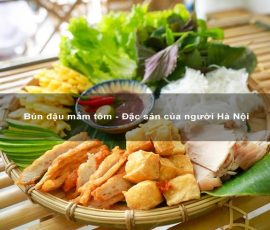 Bún đậu mắm tôm - Đặc sản của người Hà Nội